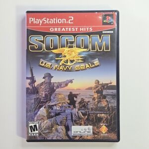 SOCOM U.S. Navy SEALs Sony Playstation 2 Greatest Hits Ps2 Cib Game Tested Works